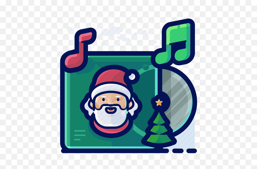 Audio Cd Christmas Music Playlist Icon - Download On Santa Claus Png,Music Playlist Icon