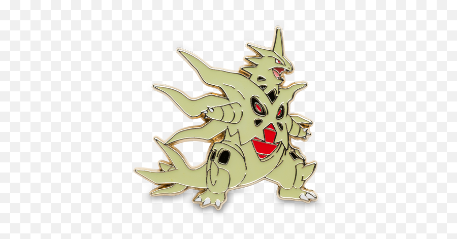 Mega Tyranitar Pin With 3 Booster Packs - Pokémon Trading Card Game Png,Tyranitar Png