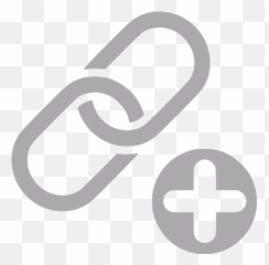 Dark Gray Link Building Icon - Free dark seo icons Chain Icon Vector png