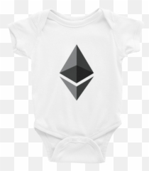 Ethereum Logo Infant Bodysuit - Png
