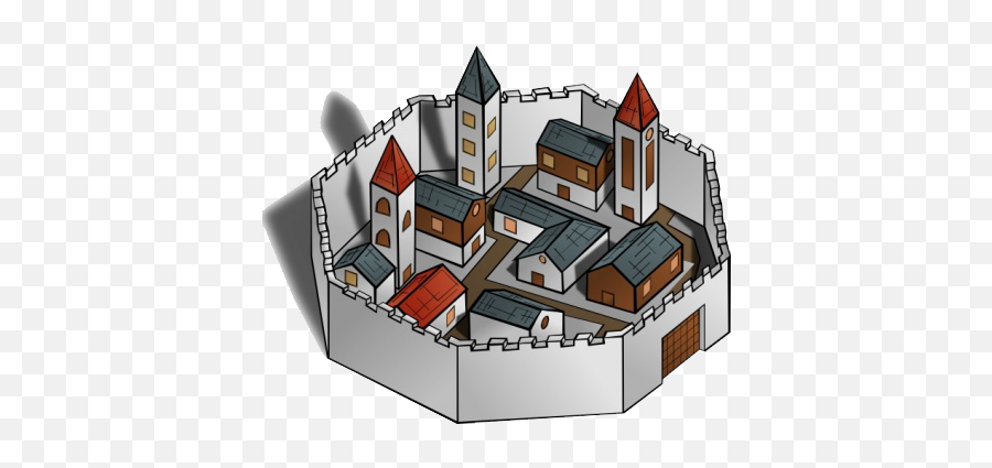 Download Free Fantasy City File Icon Favicon Freepngimg - Medieval City Icon Png,Municipal Icon