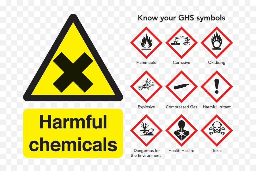 Download Explosive Sign Png Pic - Chemical Signs Full Size Warning Sign Chemical,Signs Png