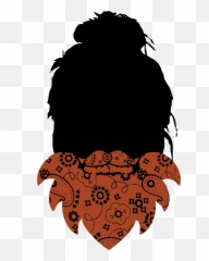 Creative Beard - Illustration Transparent Cartoon Jingfm Facial Hair png
