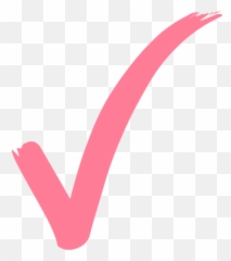 Transparent Check Pink Picture 2455511 - Symbol Check Mark Png