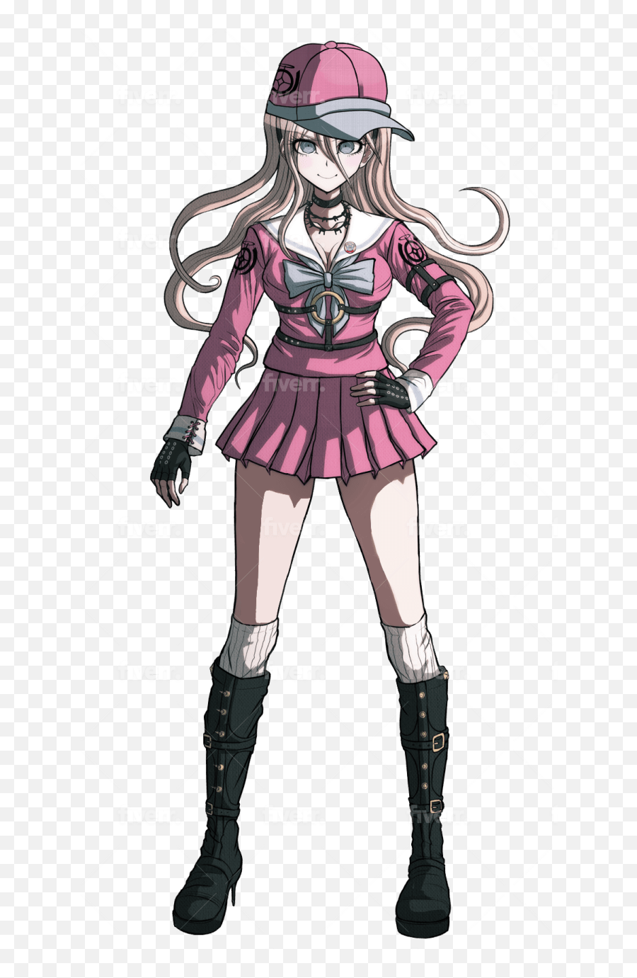 Draw A Character In Danganronpa Style By Marcemorten Fiverr - Miu Iruma Png,Miu Iruma Danganronpa Icon