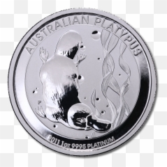 1 Oz Platypus Platinum Coin - Platinum Coin Png,Platypus Png