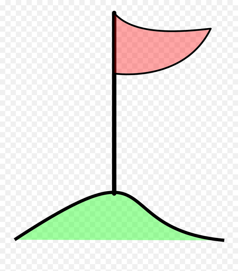 Golf Flag Pole - Clip Art Golf Flag Png,Flag Pole Png