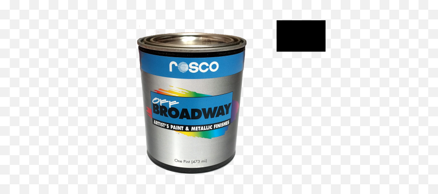 Rosco Off Broadway Black Paint 379l Stage Depot - Box Png,Black Paint Png