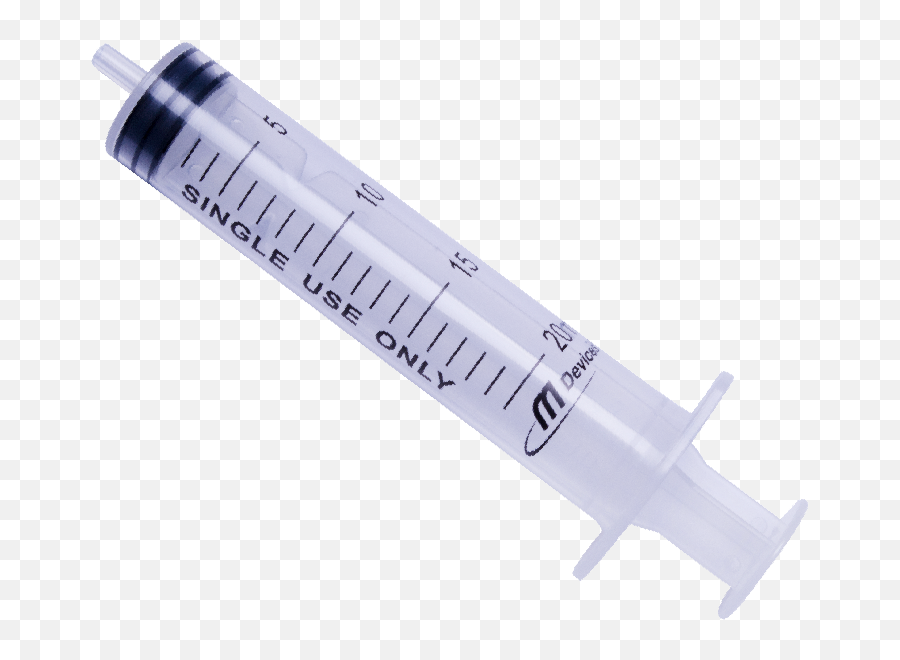 20ml Luer Eccentric Slip Syringe X 50 - Syringe Png,Syringe Png