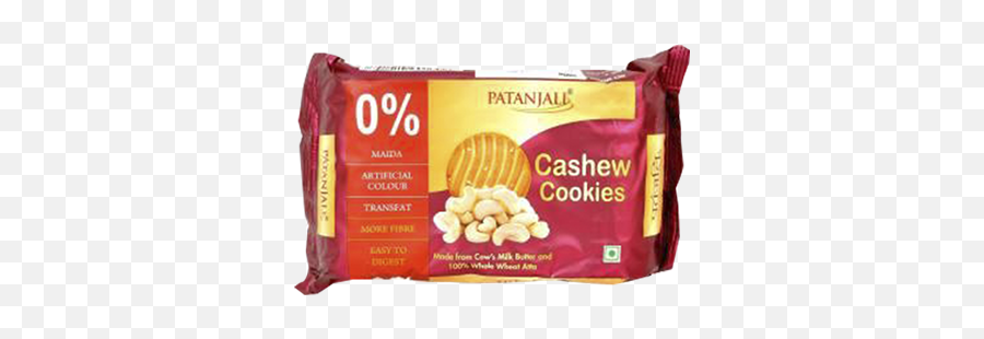 Patanjali Cashew Cookies 200 Gm - Patanjali Cashew Cookies 100gm Png,Cashew Png