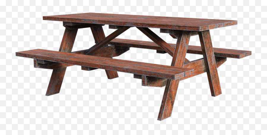 Picnic Table Wooden Bench - Bench Png,Picnic Table Png