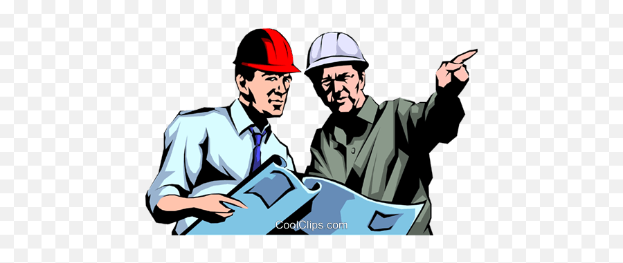 Construction Workers Royalty Free Vector Clip Art - Blue Print Png,Workers Png