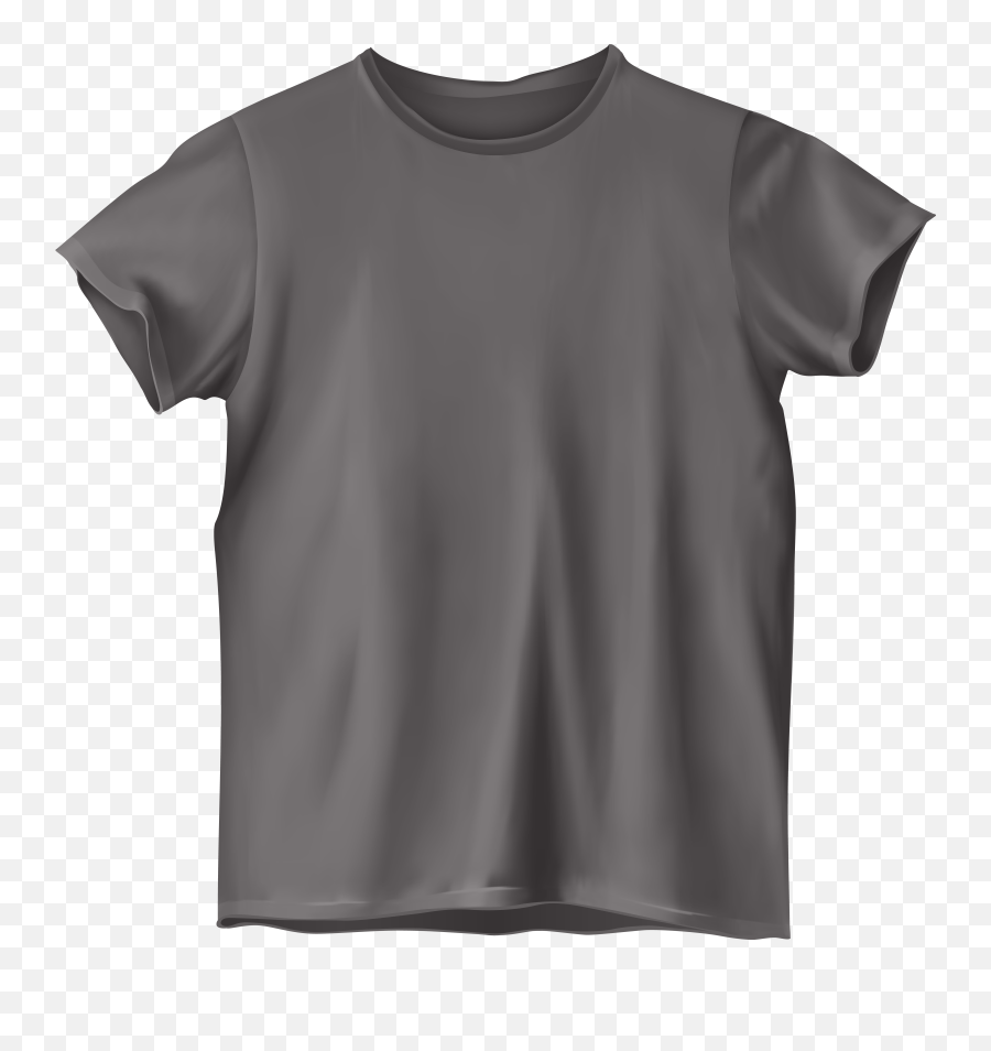 Grey T Shirt Transparent Png Clipart - Green Shirt Png,T Shirt Transparent