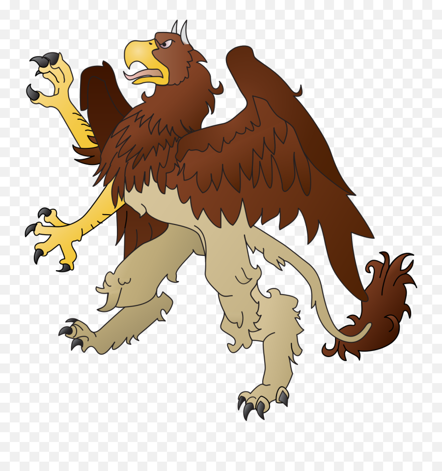 Griffin Heraldic Myth - Transparent Griffin Clipart Png,Griffin Png