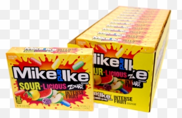 Mike U0026 Ike Sour - Licious Zours Intense Fruit Bulk Mike And Ike Zours Png,Ike Png