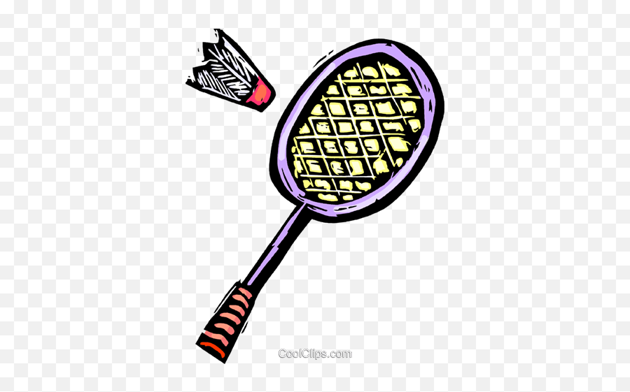 Birdie Royalty Free Vector Clip - Badminton Racket And Birdie Clipart Png,Badminton Racket Png