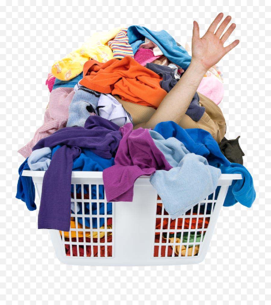 Dry Cleaning Laundry Services - Laundry Basket With Clothes Png,Laundry Png