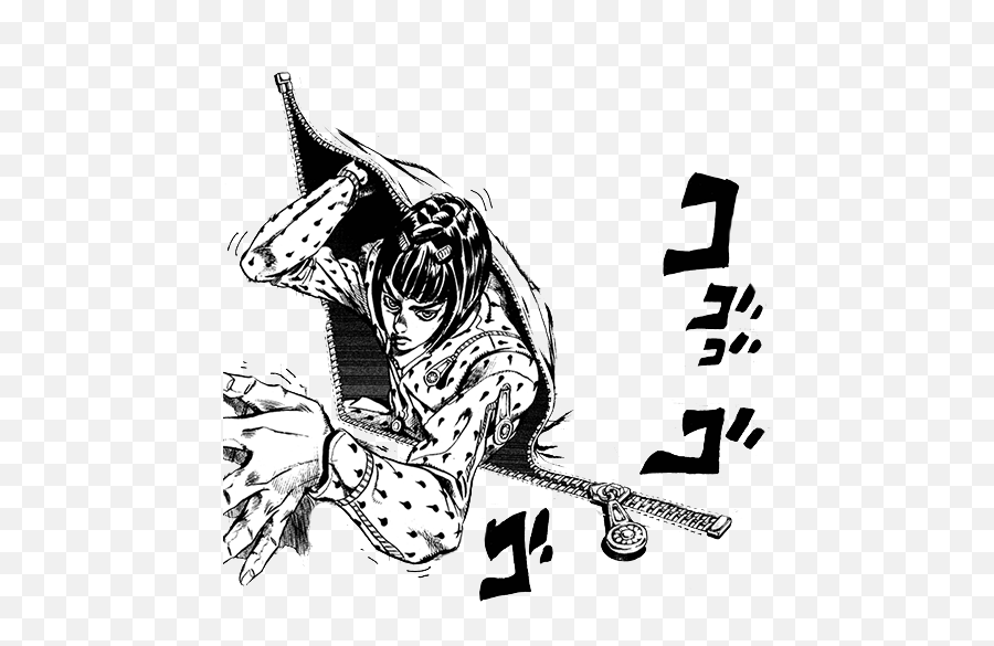 Bruno Bucchelati Aesthetic Mangajojo Jojou0027s Jojosbizarr - Bruno Bucciarati Wallpaper Phone Png,Polnareff Png