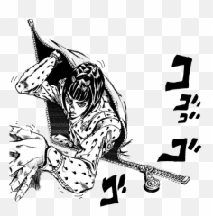 Bruno Bucchelati Aesthetic Mangajojo Jojou0027s Jojosbizarr - Bruno Bucciarati Wallpaper Phone Png,Polnareff Png