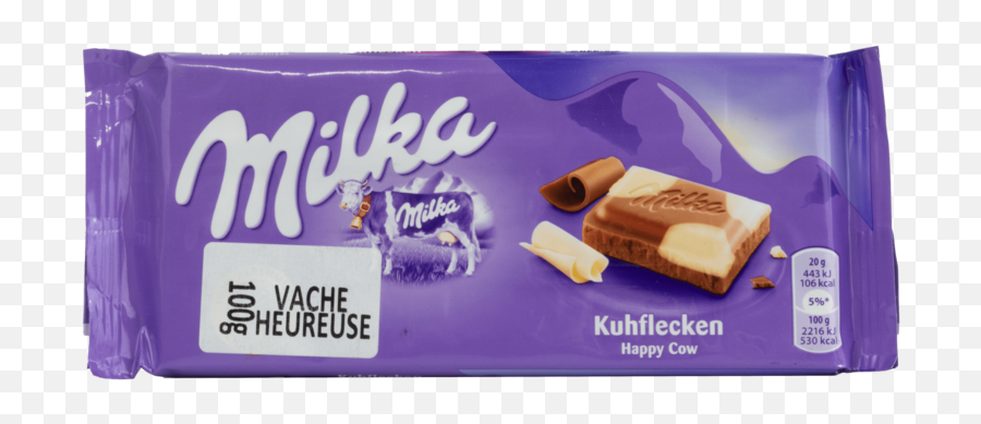 Milka Kuhflecken Happy Cow Chocolate Bar 100g - Milka Png,Chocolate Bar Png