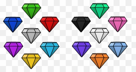 Emerald Clipart Chaos - Sonic Chaos Emeralds Colors Png,Chaos Emerald Png