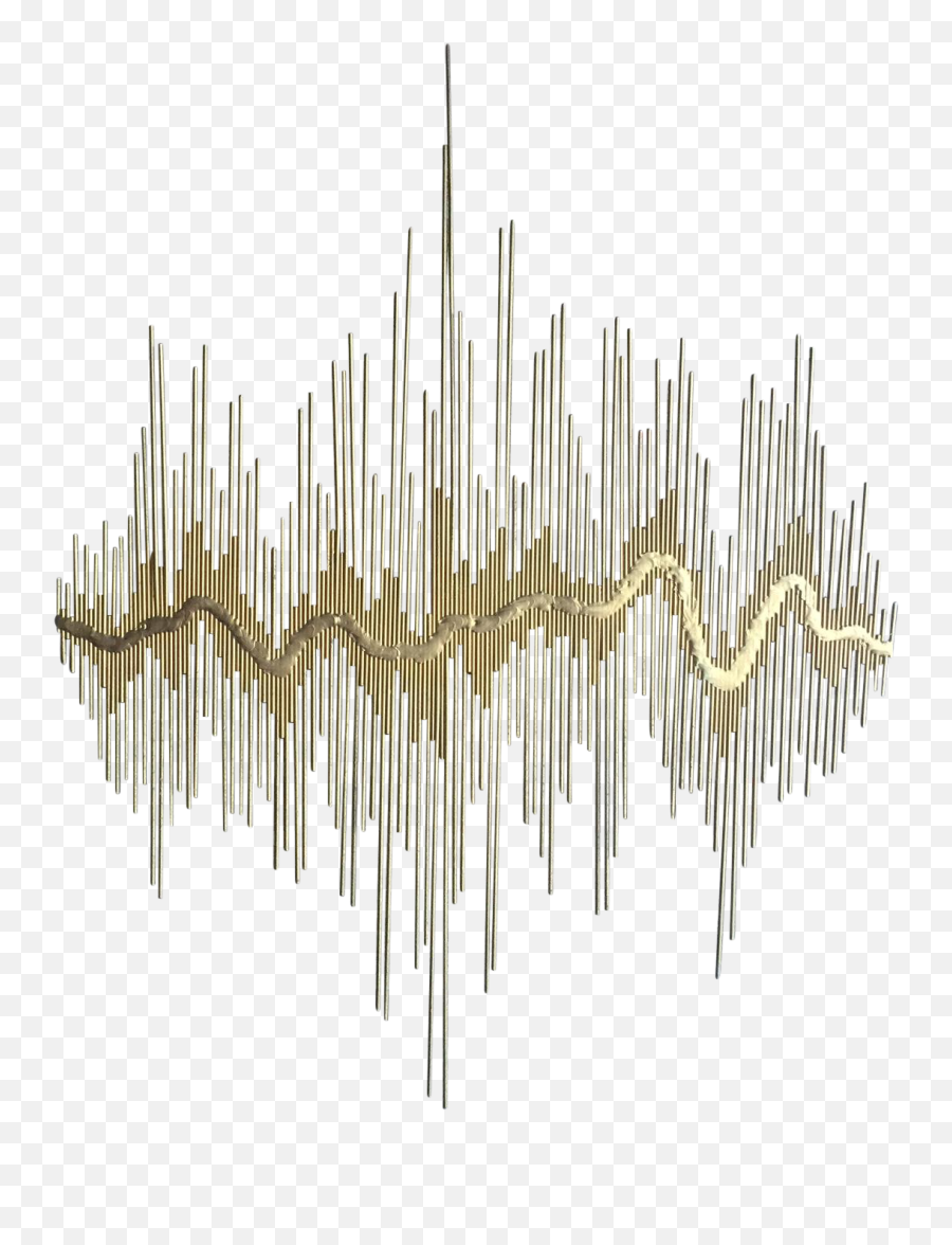 Download Sound Waves Metal Wall Sculpture - Sound Waves Sculpture Png,Sound Wave Transparent