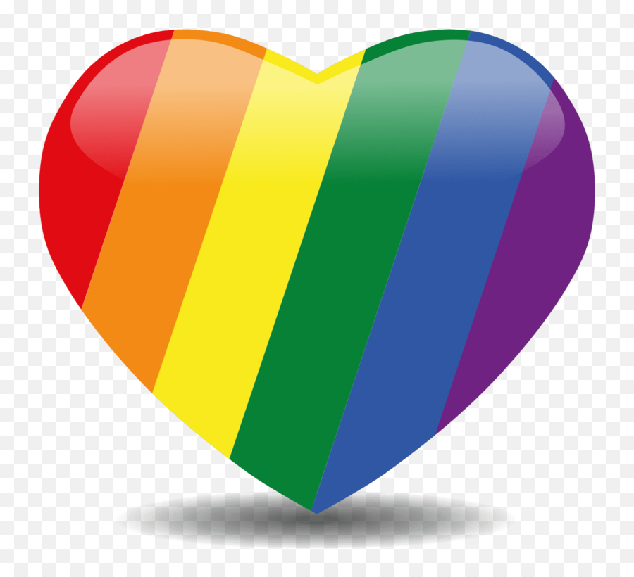 Download Free Png Rainbow - Heartpng Dlpngcom Rainbow Heart Emoji Png,Green Heart Png