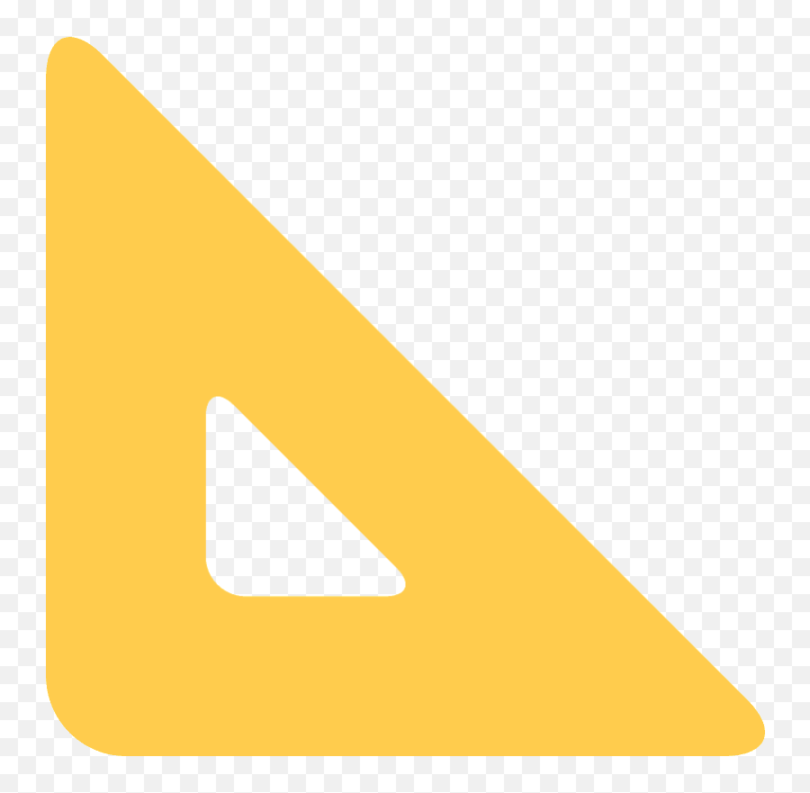 Triangular Ruler Emoji Clipart Free Download Transparent - Triangle Png,Ruler Clipart Png