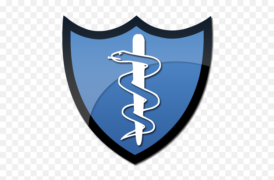 Medical Serpent Symbol Shield - Cross Sword Shield Logo Blue Medical Shield Logo Png,Sword Logo
