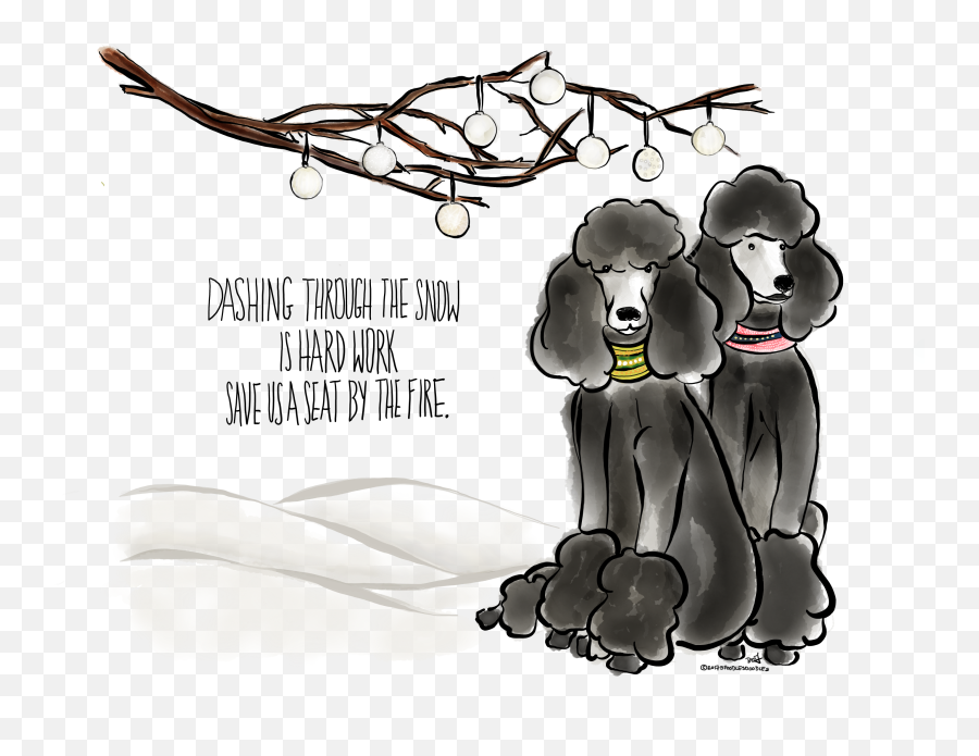 Poodle Cartoon Drawing Cockapoo Goldendoodle - Standard Poodle Cartoon Png,Poodle Png