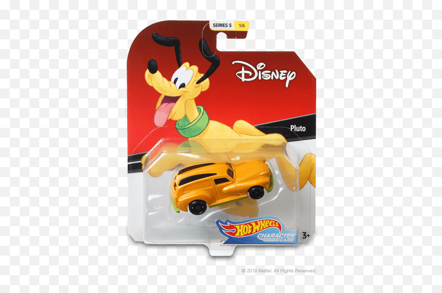 Mix 1 Disney And Pixar Character Cars Pluto - Mattel Hot Hot Wheels Character Cars Disney Series 5 Png,Pluto Transparent