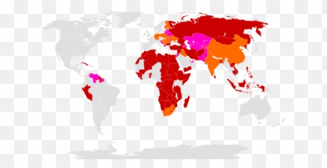 Comparison Of The Ak - 47 and M16 Wikipedia World Map png