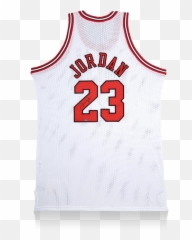 Michael Jordan Back Signed White Chicago Bulls Road Jersey - Michael Jordan Jersey Back Png,Chicago Bulls Png