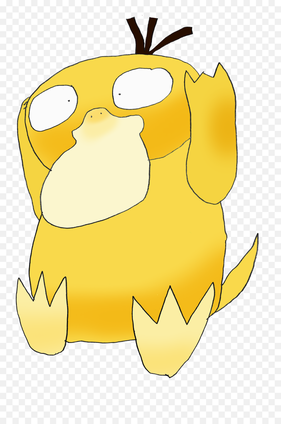 Psyduck By Philipsupershow - Cartoon Png,Psyduck Png