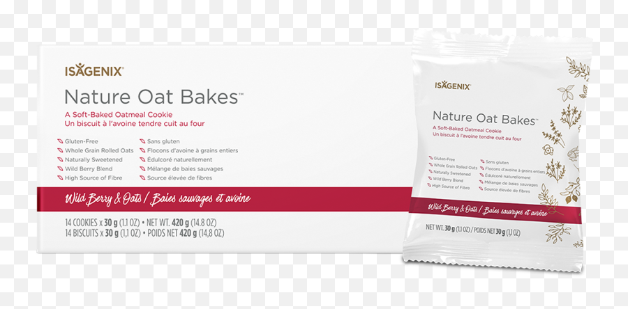 Nature Oat Bakes Cakes - Isagenix Nature Oat Bakes Png,Oatmeal Png