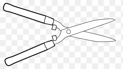 Hedge Cutter Scissors Tool - Hedge Clippers Clipart Png,Hedge Png