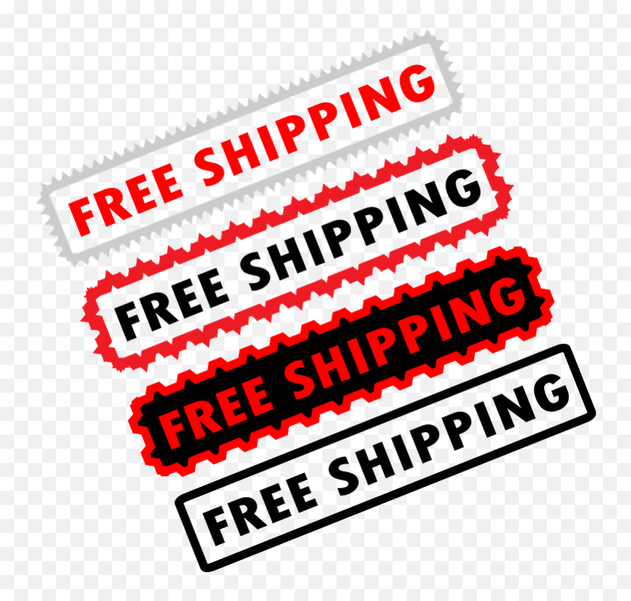 Free Shipping Label Clipart - Horizontal Png,Free Shipping Png