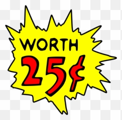 Download 25 Cents Price Tag Hd Png - Uokplrs Clipart 25 Cents,Price Png