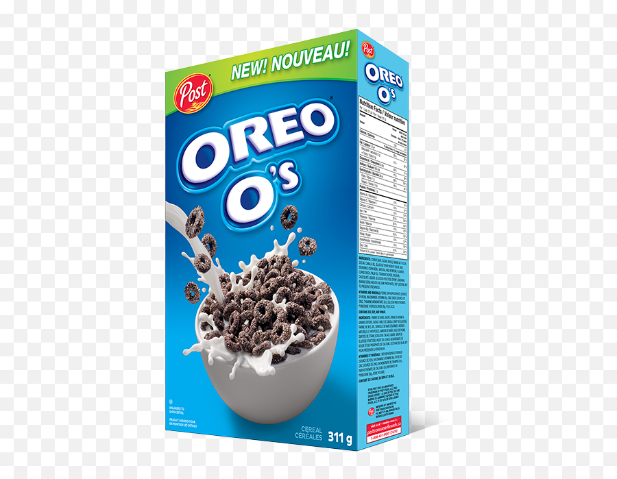 Download Box Of Oreo Ou0027s - Post Oreo Ou0027s Canada Full Size Oreo Cereal Post 311g Png,Oreo Png