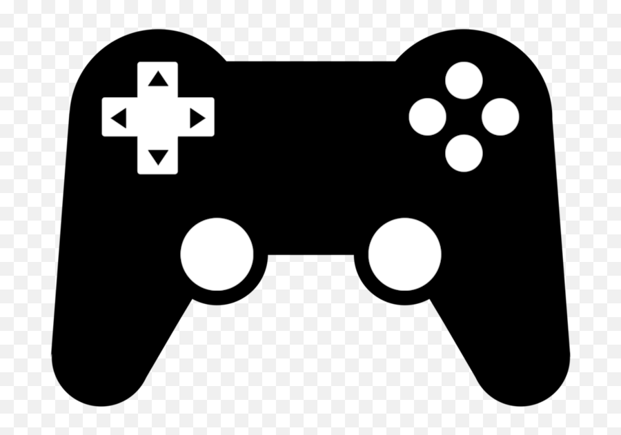 Download Controller Png Clip Art Black And White Stock - Video Game Controller Png Transparent,Game Icon Png