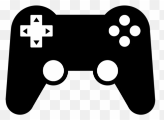 Download Controller Png Clip Art Black And White Stock - Video Game Transparent