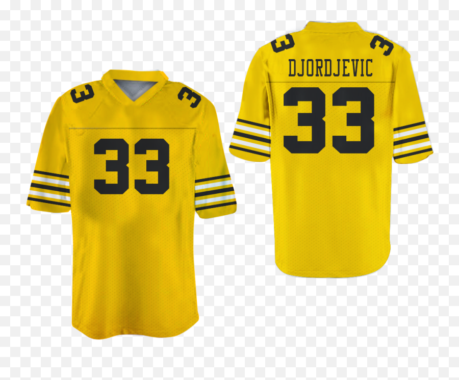 Tom Cruise Stefen Djordjevic 33 Ampipe Football Jersey Stitch Sewn New Colors - Tom Cruise Stefen Djordjevic 33 Ampipe Football Jersey Png,Tom Cruise Png