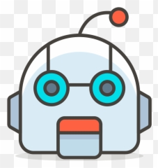 Purity Bot - Robot Face Png Cartoon,Discord Ping Png