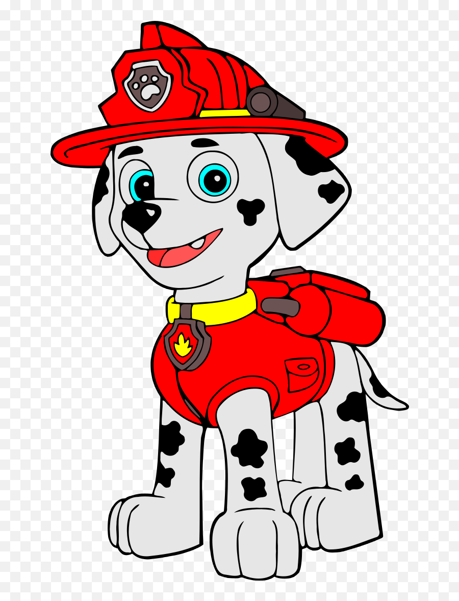 Marshall Paw Patrol Painting Clipart - Marshall Printable Paw Patrol Png,Marshall Paw Patrol Png