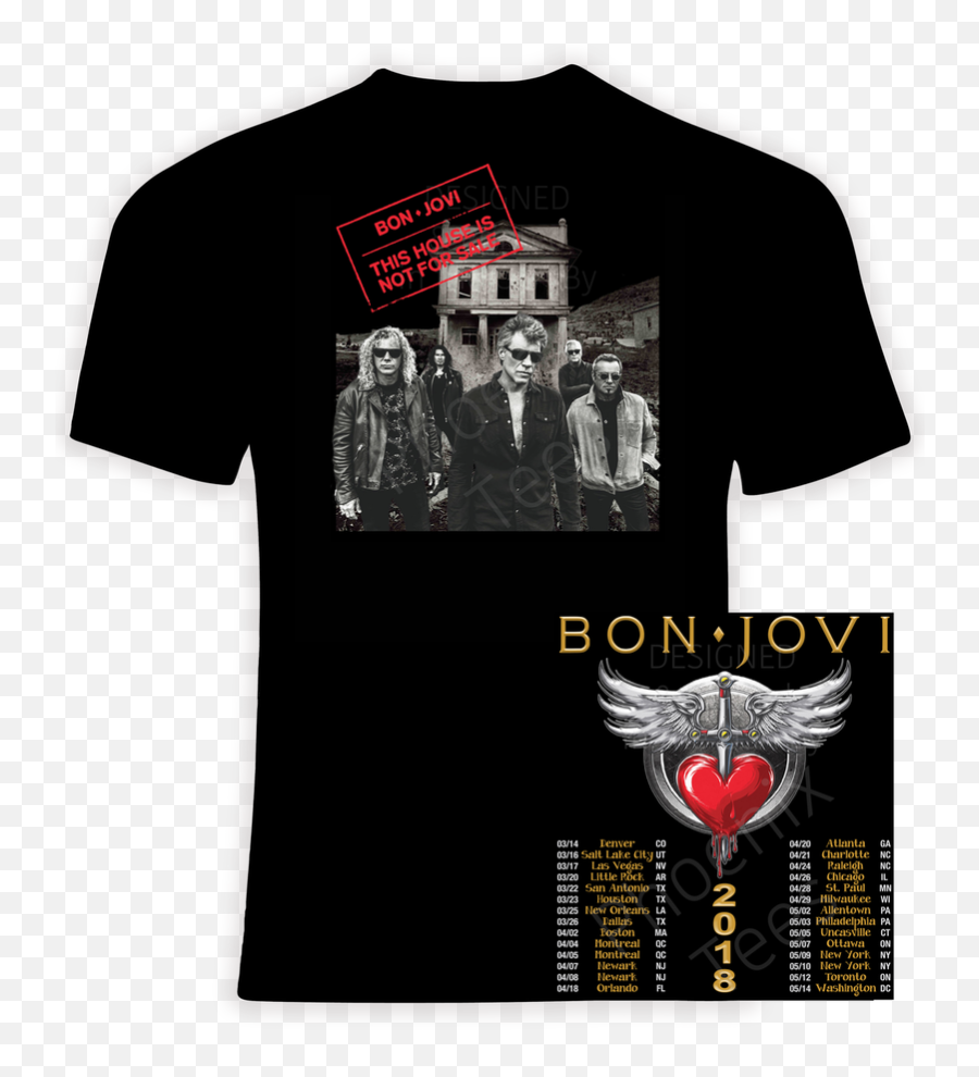 Bon Jovi 2018 This House Is Not For - U2 Innocence Tour Shirt Png,Bon Jovi Logo