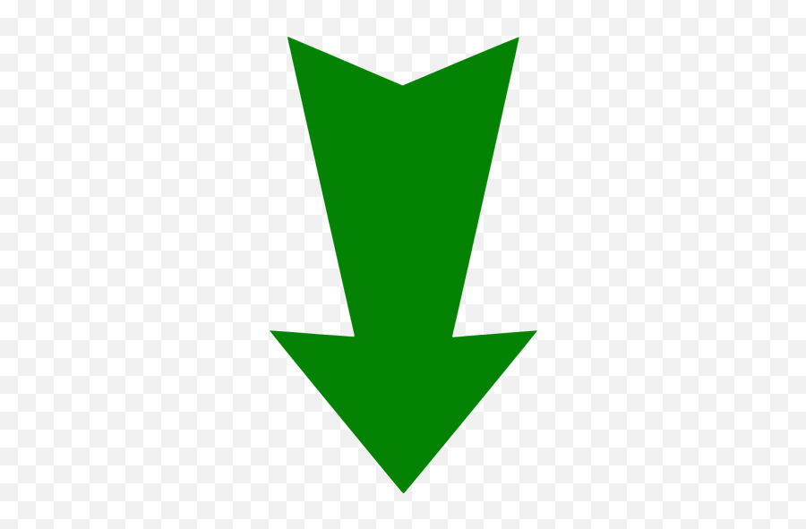 Green Arrow Down 4 Icon - Downward Green Arrow Gif Png,Green Arrow Logo