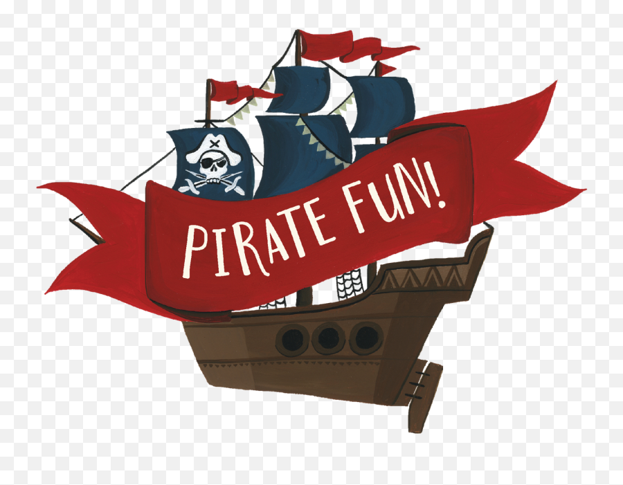 Pirate Fun Ship Print U0026 Cut File - Echo Park Pirate Tales Png,Pirate Ship Logo