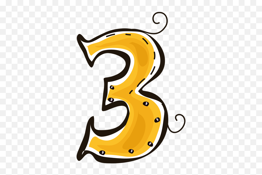 Number 3 Sticker - Cijfer Drie Png,Numero 3 Png