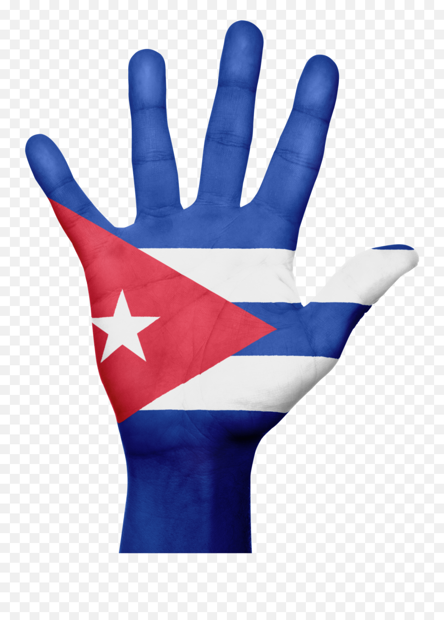 Bandera De Cuba Png - Cuban Flag On Hand,Cuba Png