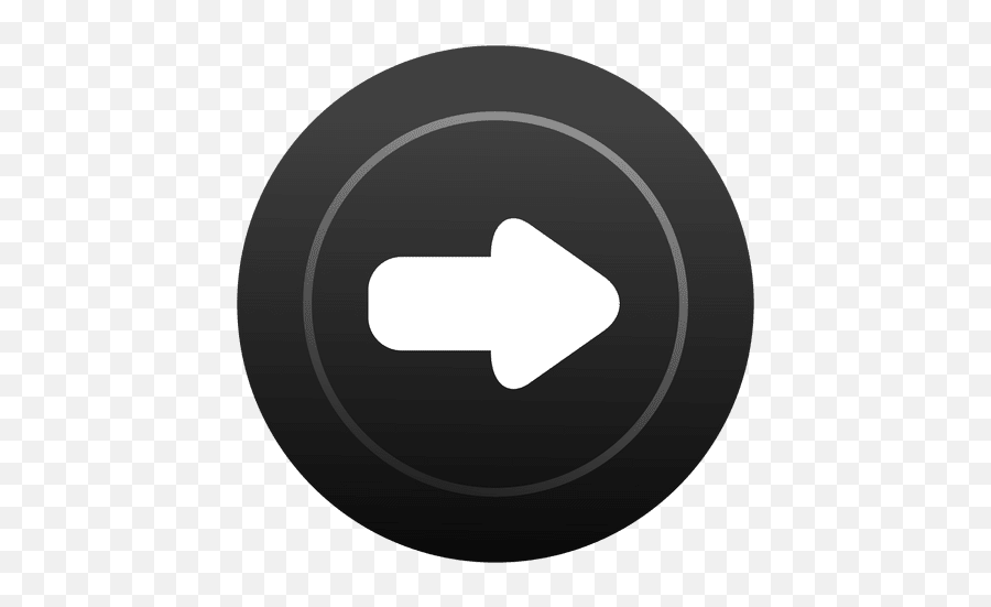Black Arrow Round Button - Transparent Png U0026 Svg Vector File Twitter Logo In Gray,Black Arrow Transparent
